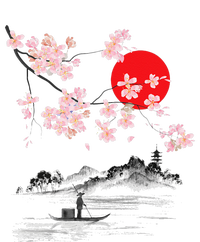 Vintage Cherry Blossom Sakura Japanese Art Sakura Long Sleeve Shirt