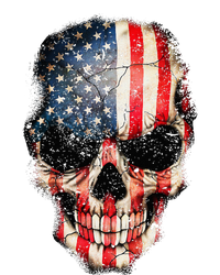 Skull USA Flag 4th of July American Patriotic Poster