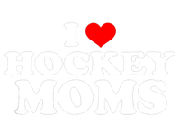 I Love Hockey Moms Funny Design Gift Pom Pom 12in Knit Beanie