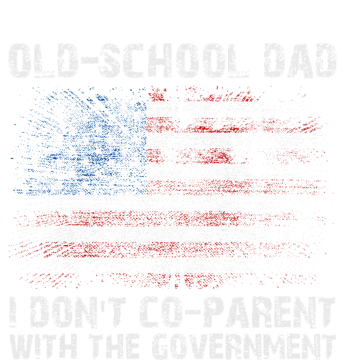 OldSchool Dad I don't coparent with the government Womens Funnel Neck Pullover Hood