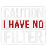 Caution I Have No Filter Funny Sarcastic Humor USA-Made Doggie Bandana