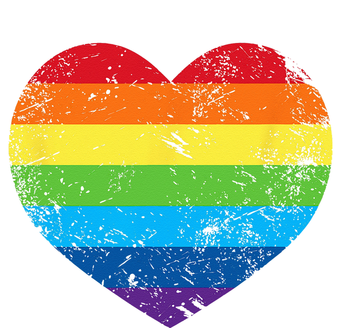 Rainbow Flag Heart Love Gay Rights Lesbian LGBT Pride Month Mousepad