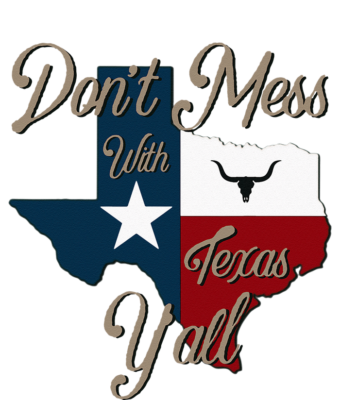 Dont Mess With Vintage Texas Pride Longhorn Lone Star State Tall T-Shirt