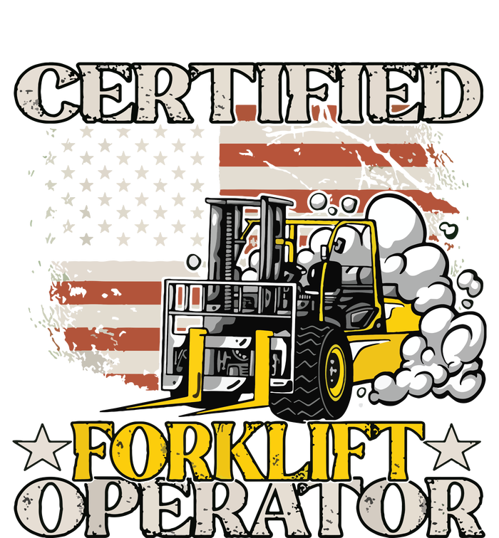 Certified Forklift Operator Forklift Driver Gift Ladies Long Sleeve Shirt