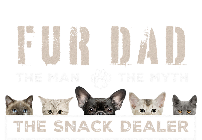 Fur Dad The Man The Myth Funny Dog Cat Father's Day Women's Racerback Tank