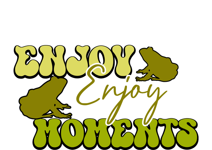 Kawaii Frog Enjoy Every Moments Gift T-Shirt