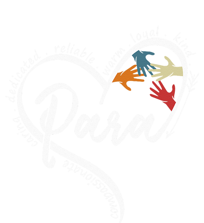 Para Heart Teacher Paraprofessional Paraeducator T-Shirt