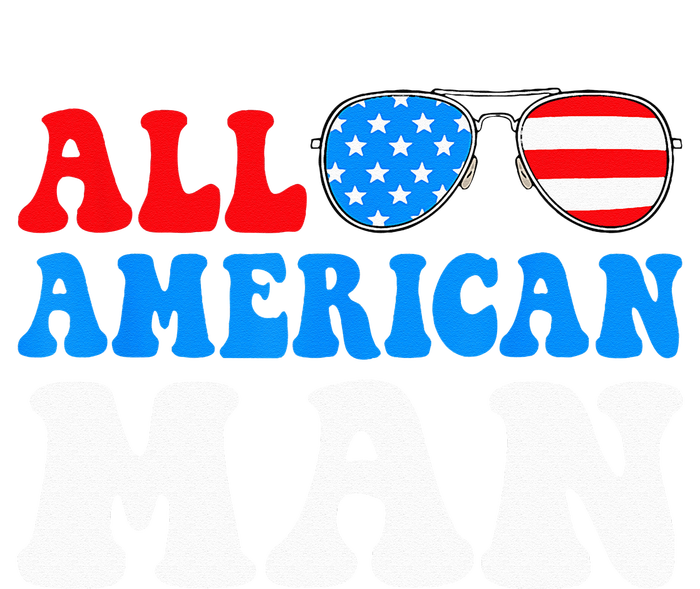 All American Man American Flag 4th of July Patriotic Magnet