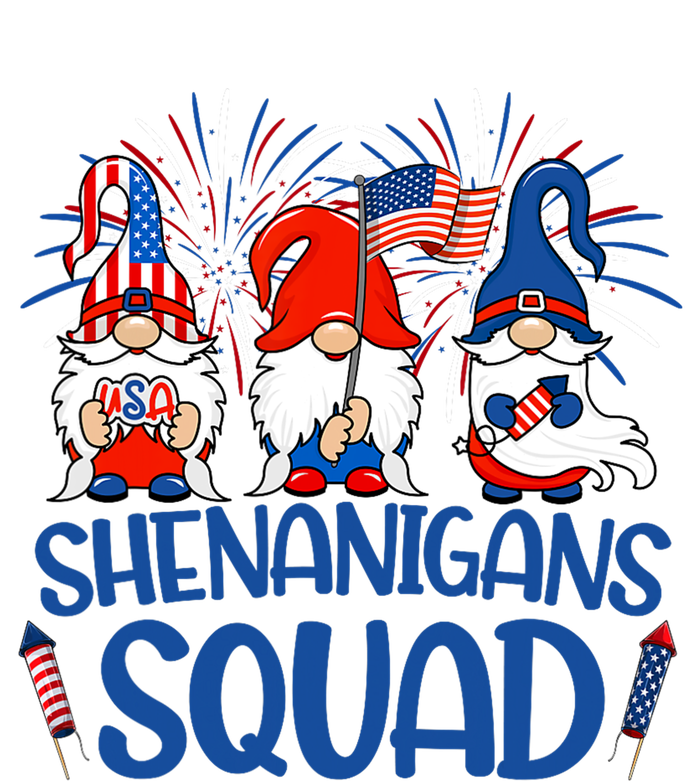 Shenanigans Squad 4th Of July Gnomes USA Gnomies American Tall T-Shirt