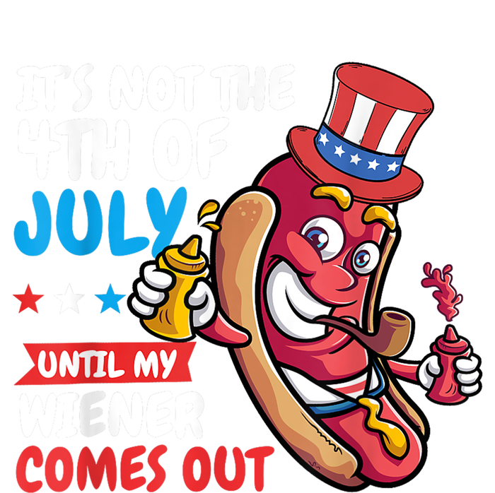 Funny Hotdog Its Not 4th Of July Until My Wiener Comes Out Zip Tote Bag