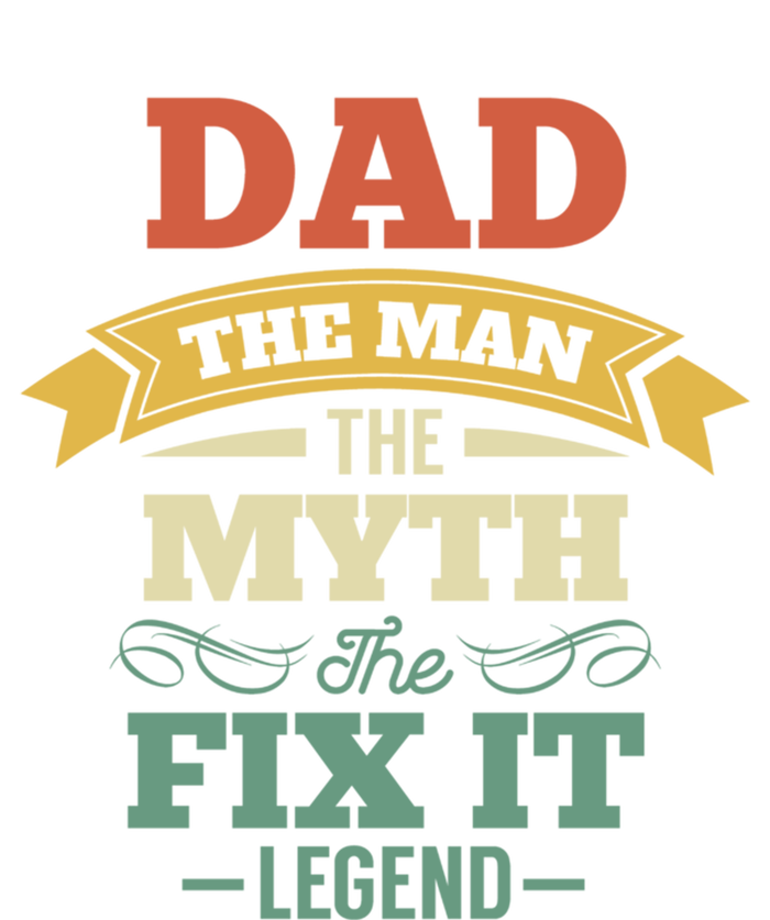 Retro Vintage Handy Dad Funny Gift Mr Fix It Fathers Day Funny Gift T-Shirt