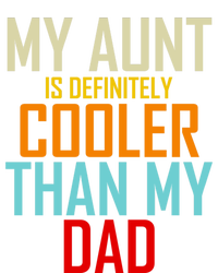 Sarcastic Aunt Cooler Than Dad My Aunt Is Cooler Than My Dad Gift Short Acrylic Beanie