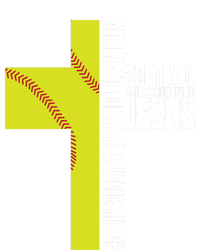 Softball And Jesus Gift Sport Religious Poster