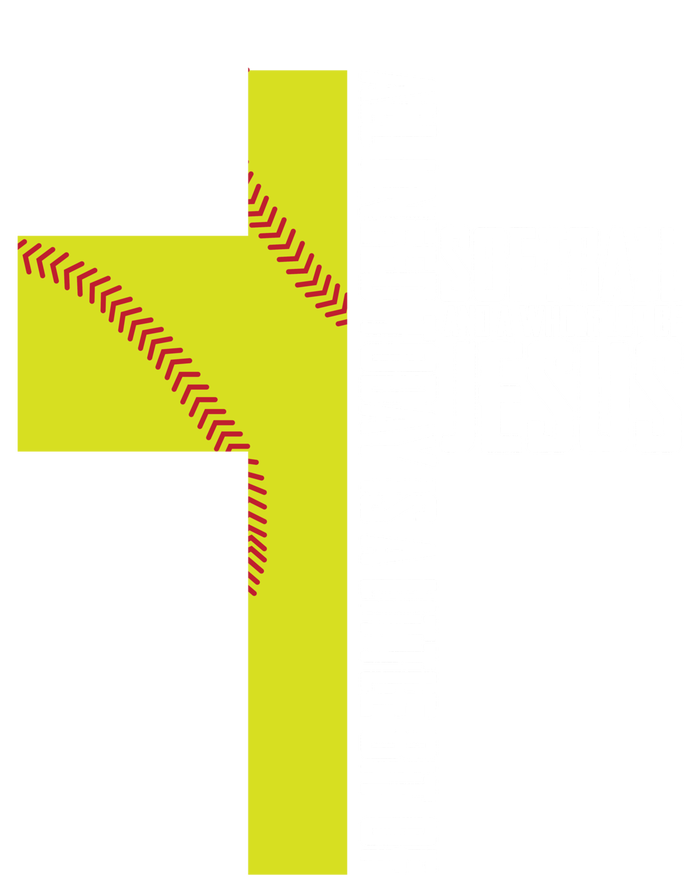 Softball And Jesus Gift Sport Religious Poster