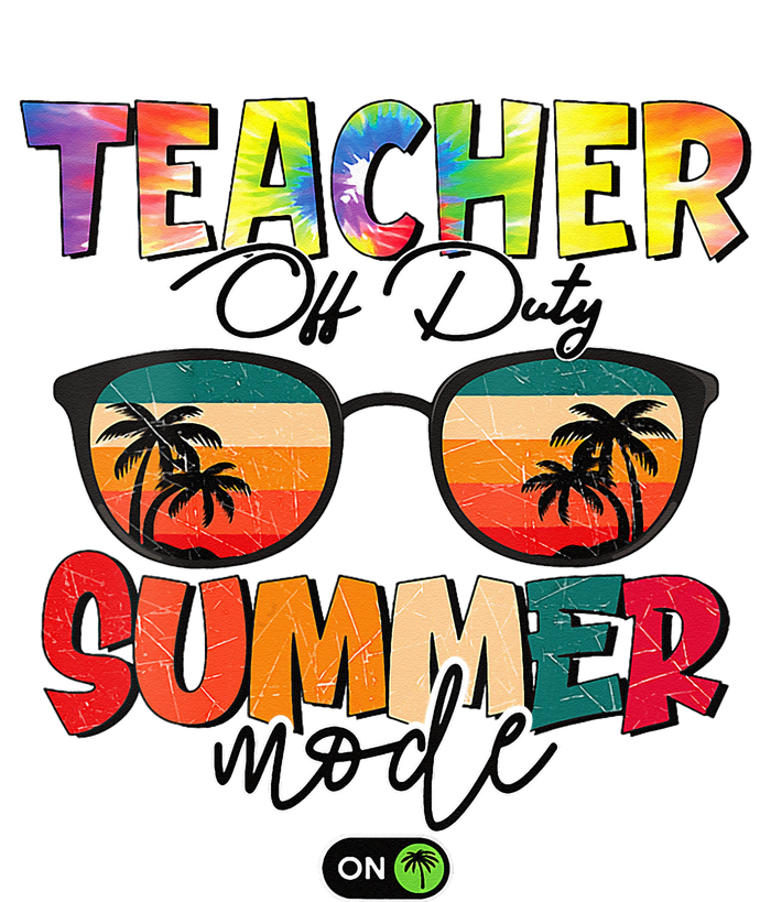 Vintage Tie Dye Teacher Off Duty Last Day Of School Summer Poster