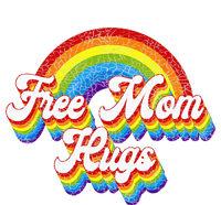 Free Mom Hugs Rainbow Retro LGBT Flag LGBT Pride Month Hoodie