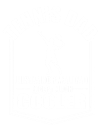 Tennis Dad Just A Normal Dad Except Cooler Fathers Day Gift Short Acrylic Beanie