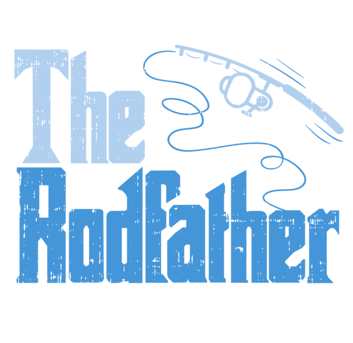 The Rodfather Funny Fishing Parody Gift Meaningful Gift Premium T-Shirt