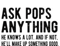 Ask Pops Anything Funny Pops Grandpa Kids Hoodie