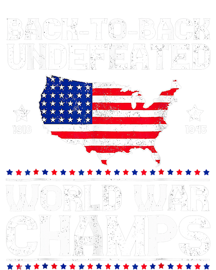 Back To Back Undefeated World War Champs 4th Of July City Backpack