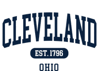 Cleveland Ohio Est 1796 Arched Varsity Text Long Sleeve Shirt