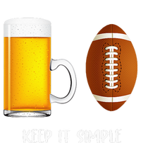 Keep It Simple Beer College Football Funny Common Kids Hoodie