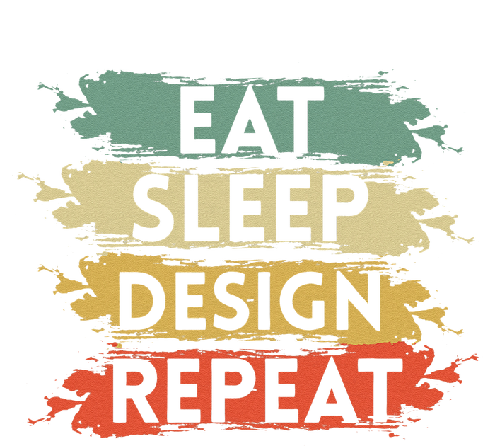 Eat Sleep Design Repeat Funny Architect Graphic Designer Insulated Varsity Jacket