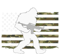 Bigfoot Gun Owner Camo US American Flag Sasquatch AR15 Rifle Kids T-Shirt