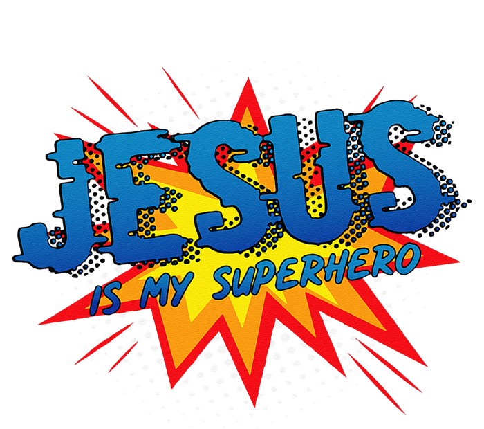 Jesus Is My Superhero Cute Powerful Christian Gift Comic Infant Fleece One Piece