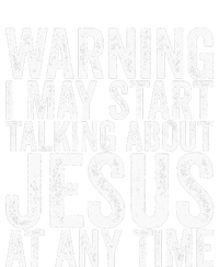 Warning I May Start Talking About Jesus At Any Time Tie Dye Hoodie