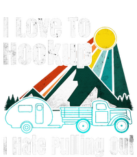 Camping Hookup I Hate Pulling Out Vintage Camper And Truck Bumper Sticker