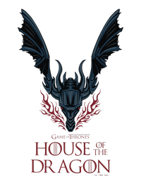 House of the Dragon Dark Wings Spread Wool Snapback Cap