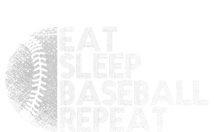 Eat Sleep Baseball Repeat Baseball Player Funny Baseball Full-Length Apron With Pockets