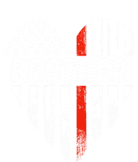 Proud Firefighter Brother American Flag Heart Gift T-Shirt