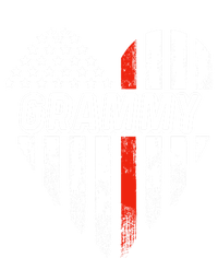 Proud Firefighter Grammy American Flag Heart Gift T-Shirt