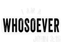 I AM A WHOSOEVER JOHN 316 VINTAGE CHRISTIAN BELIEF PRESENT Tank Top