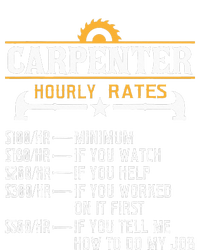 Carpenter Hourly Rate Funny Carpentry Woodworking Women's T-Shirt