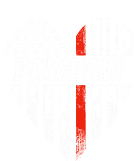 Proud Firefighter Pawpaw American Flag Heart Meaningful Gift T-Shirt