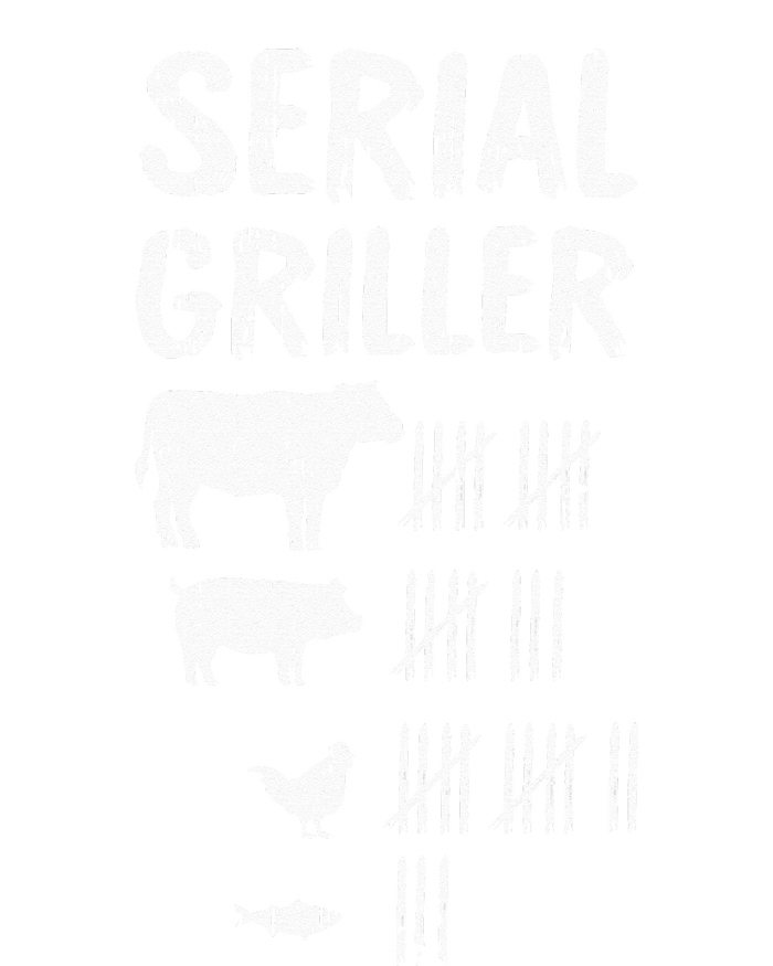 Serial Griller Fathers Day Funny Grilling Grill BBQ Master Long Sleeve Shirt