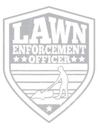 Funny Lawn Enforcement Officer Dad Lawn Mowing Womens California Wash Sweatshirt