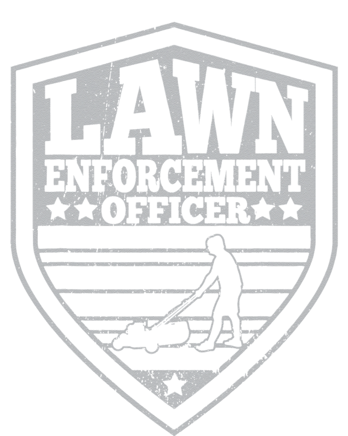 Funny Lawn Enforcement Officer Dad Lawn Mowing Womens California Wash Sweatshirt