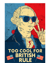 Too Cool For British Rule George Washington 4th Of July Tall Hoodie