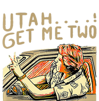 Utah Get Me Two 1980s Movie Quote Women's Tri-Blend 3/4-Sleeve Raglan Shirt