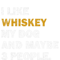 I Like Whiskey My Dog And Maybe 3 People Dog Pom Pom 12in Knit Beanie