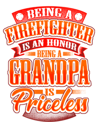 Proud Grandfather Firefighter Grandpa Quote Fire Saying Gift Women's T-Shirt