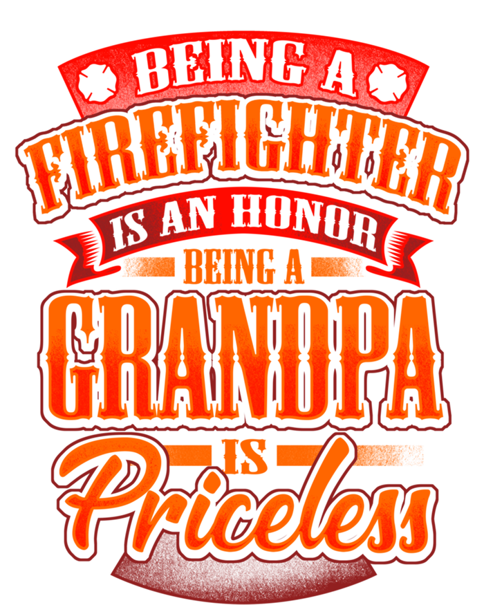 Proud Grandfather Firefighter Grandpa Quote Fire Saying Gift Women's T-Shirt