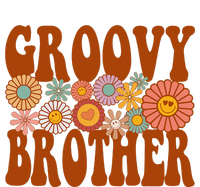 Retro Groovy Brother Matching Family 1st Birthday Party T-Shirt