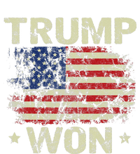 Trump Won 4th Of July American Flag For Men Mousepad