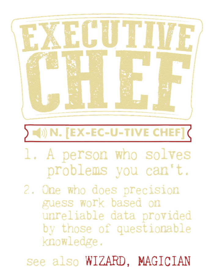 Executive Chef Funny Definition Daily Commute Backpack