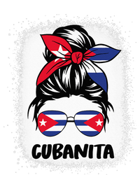 Cubanita Cuba Women Hispanic Heritage Cuban Flag Sustainable Knit Beanie